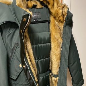 NWT Andrew Marc Fortuna Drawstring Waist Anorak